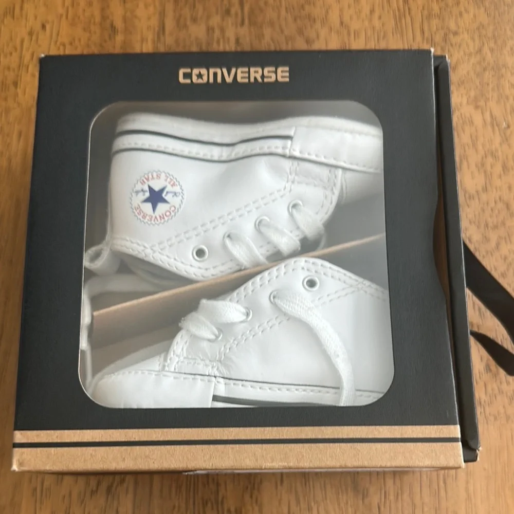 Converse Infant White Sneakers